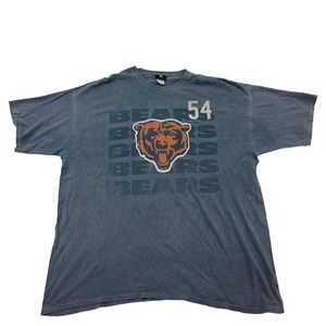 NFL Chicago Bears Brian Urlacher 54 Tee Thrifted Vintage Style Size 2XL
